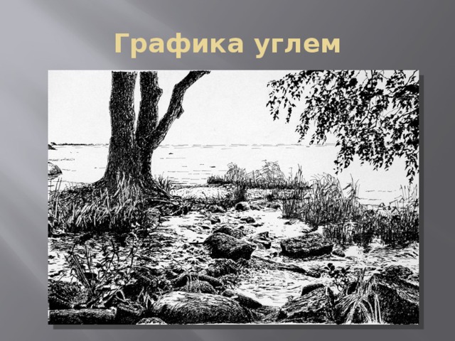 Графика углем 