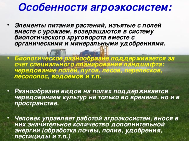 Загрязнение агроэкосистем презентация