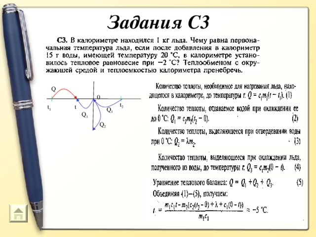 Задания С3  Q 0 t 2 t t 1 Q 1 Q 3 Q 2 40