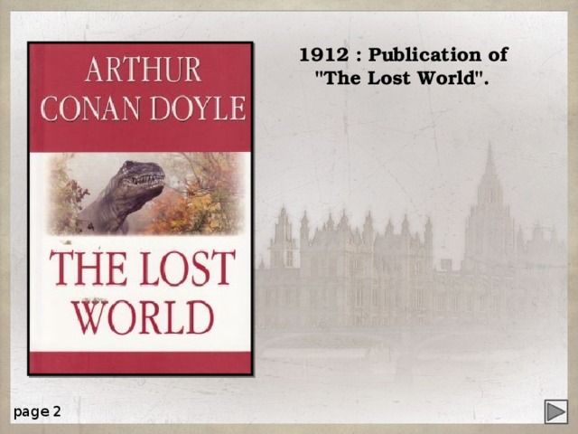 1912 : Publication of 