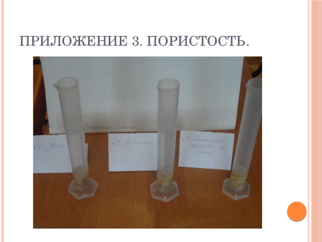 Приложение 3. Пористость. 