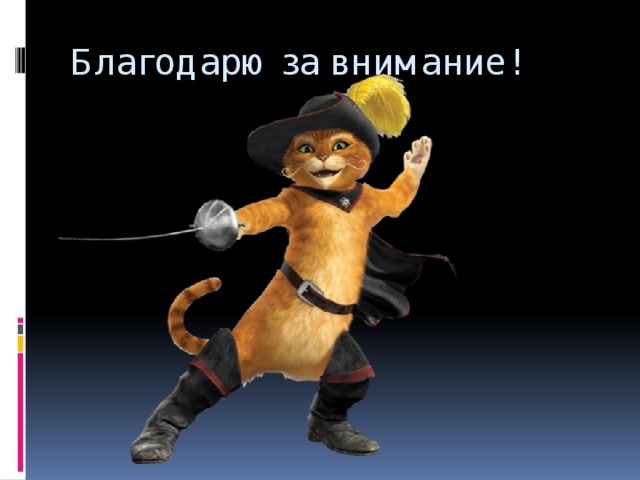 Благодарю за внимание! 