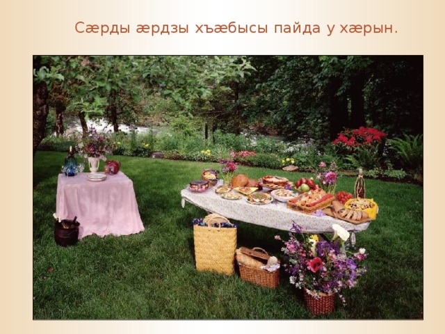  С æ рды æ рдзы хъ æ бысы пайда у х æ рын. 