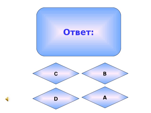 Ответ: С В А D