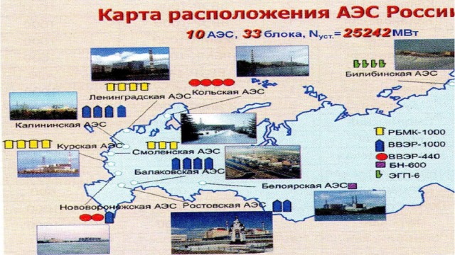 Курская аэс карта