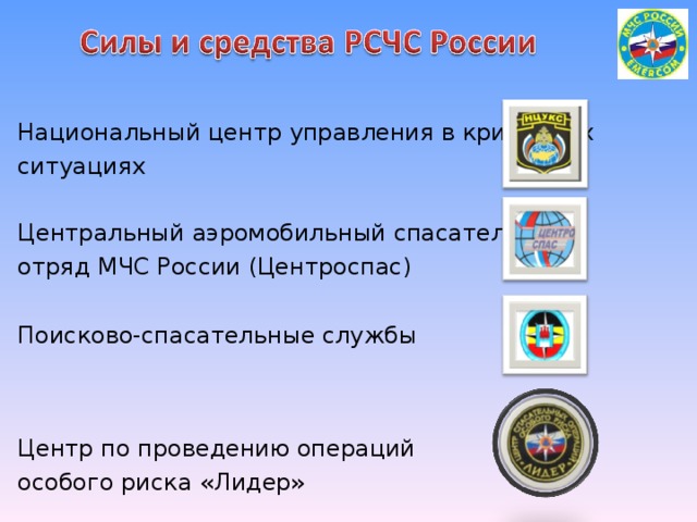 Мчс россии федеральный орган управления в области защиты населения от чс презентация