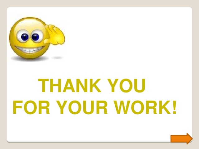 THANK you for your work! 
