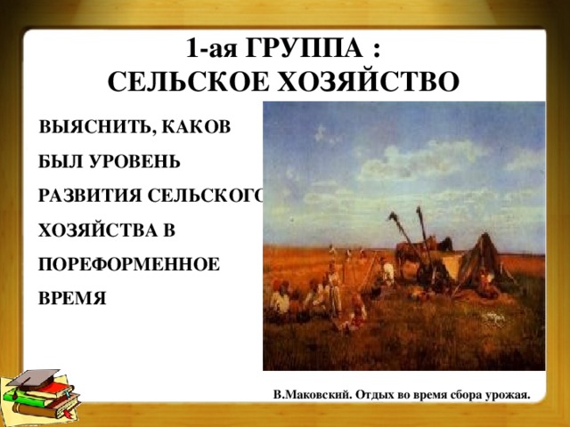 Отмена крепостного права развитие сельского хозяйства в пореформенный период контурная карта