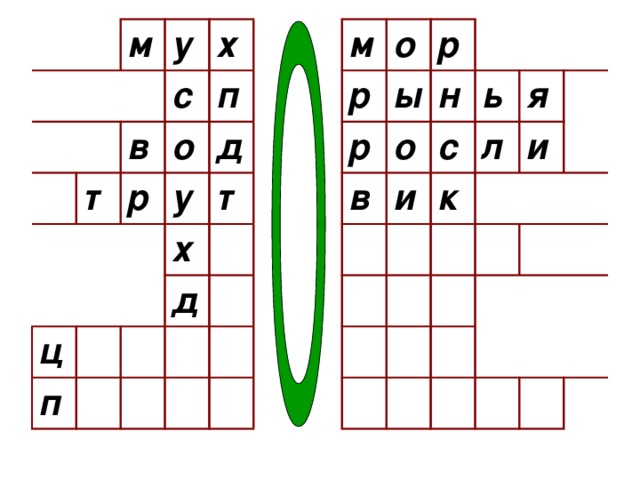 м у т х в с о р п у д м ц р х т п о р д ы р в о н с ь и л я к и