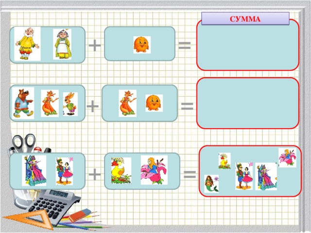 СУММА = + = + = + 