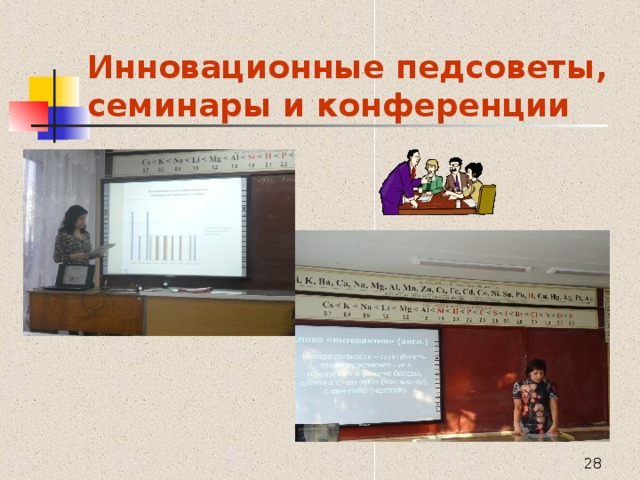 Инновационные педсоветы, семинары и конференции  