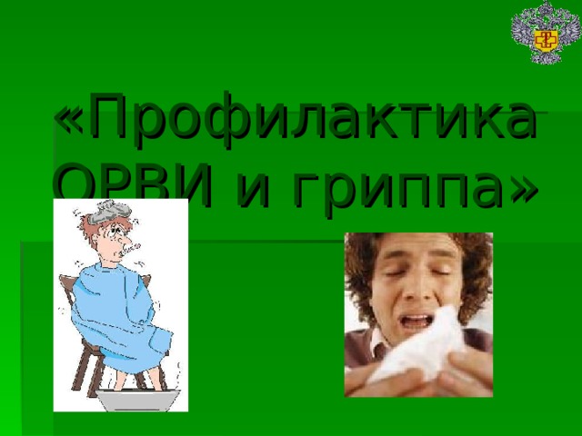 «Профилактика ОРВИ и гриппа» 