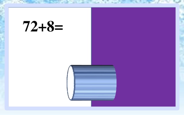 72+8= 80 
