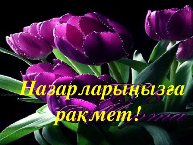  Назарларыңызға  рақмет! 