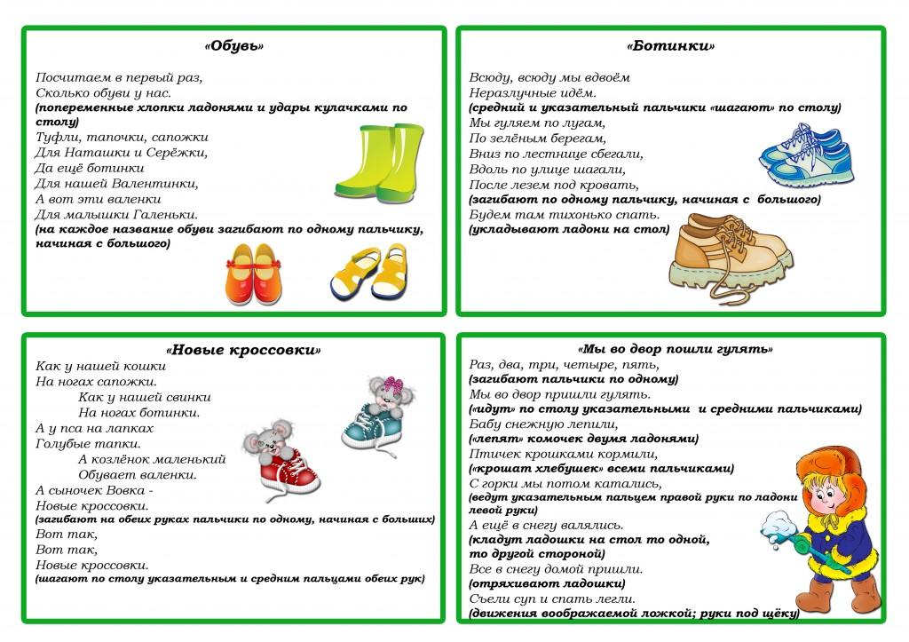 Картотека пальчиковых игр для детей 2-3 лет.