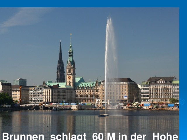 Brunnen schlagt 60 M in der Hohe 