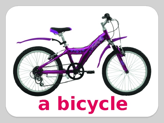 a bicycle 