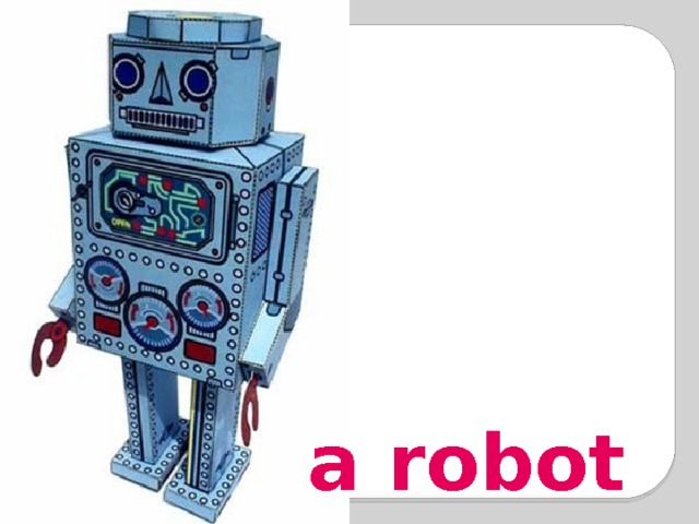 a robot 