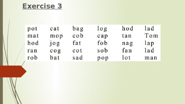 Exercise 3 