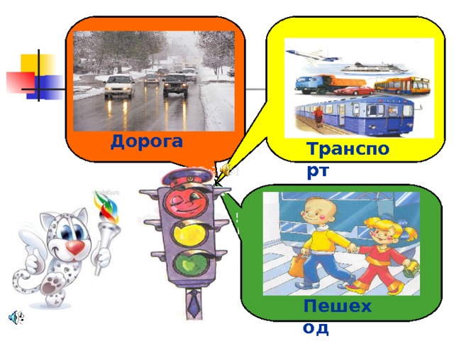   Дорога  Транспорт   Пешеход 