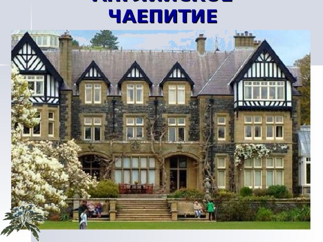АНГЛИЙСКОЕ ЧАЕПИТИЕ