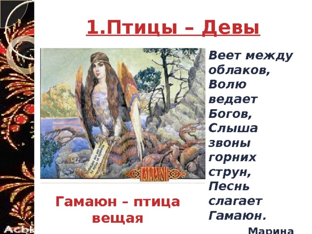 Гамаюн топливная карта