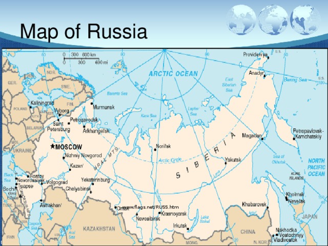 Map of Russia www.flags.net/RUSS.htm  