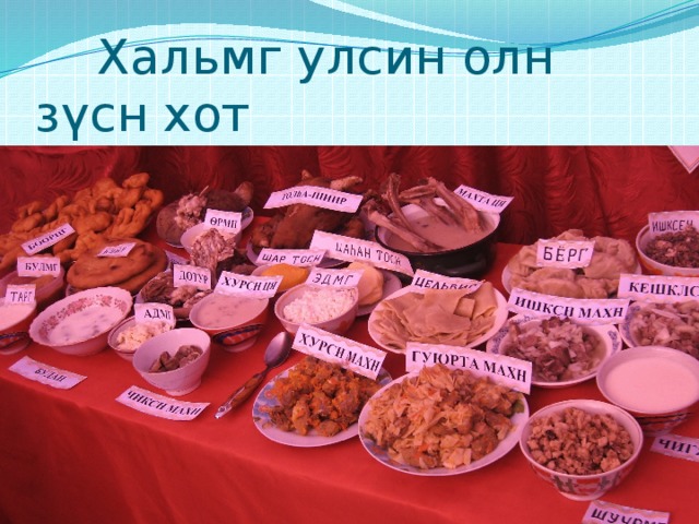  Хальмг улсин олн зүсн хот 