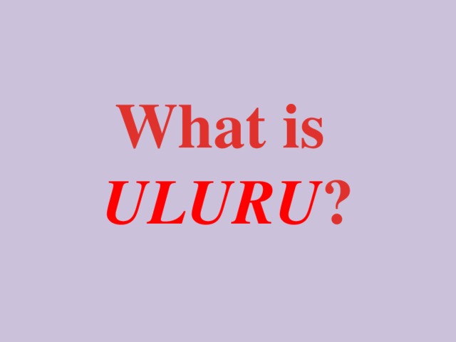   What is ULURU ?    