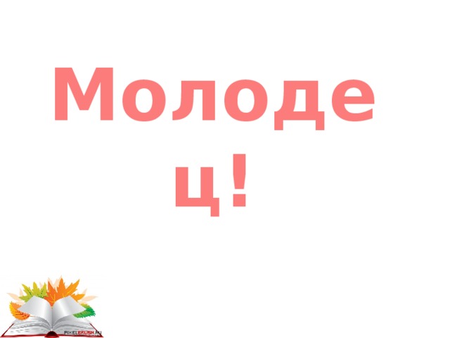 Молодец! 