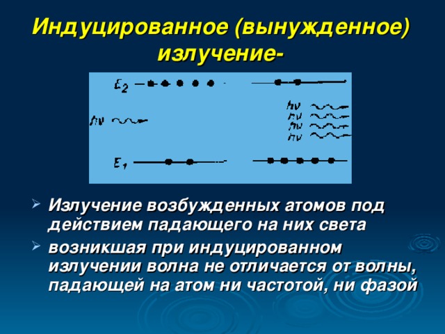 Индуцированное (вынужденное) излучение-