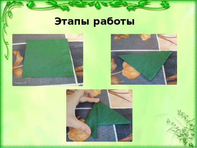 Этапы работы Т. 