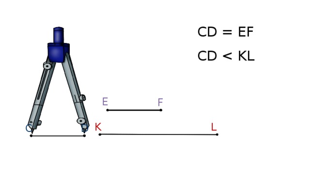 CD = EF CD E F L K C D