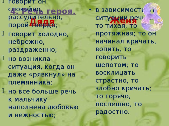 План рассказа цифры