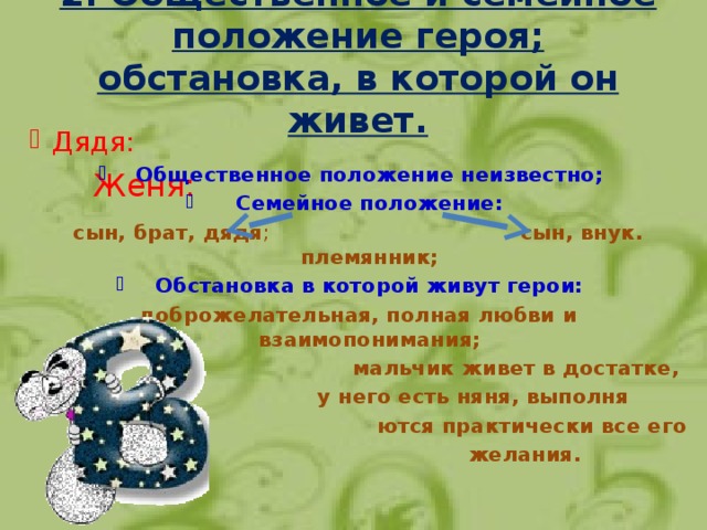 План цифры бунин 7 класс