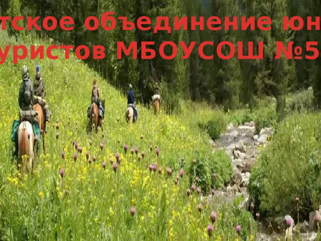 Детское объединение юных туристов МБОУСОШ №59 