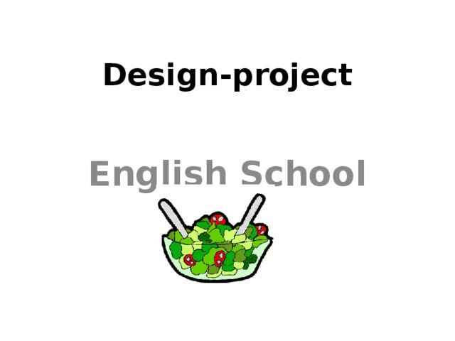 Design-project English School Cafe 