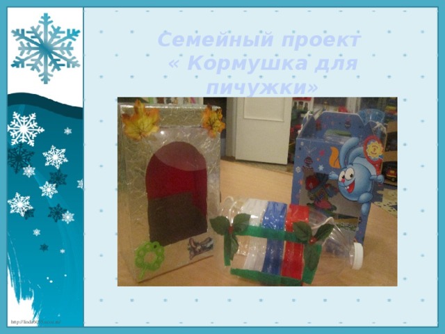 Семейный проект « Кормушка для пичужки» 