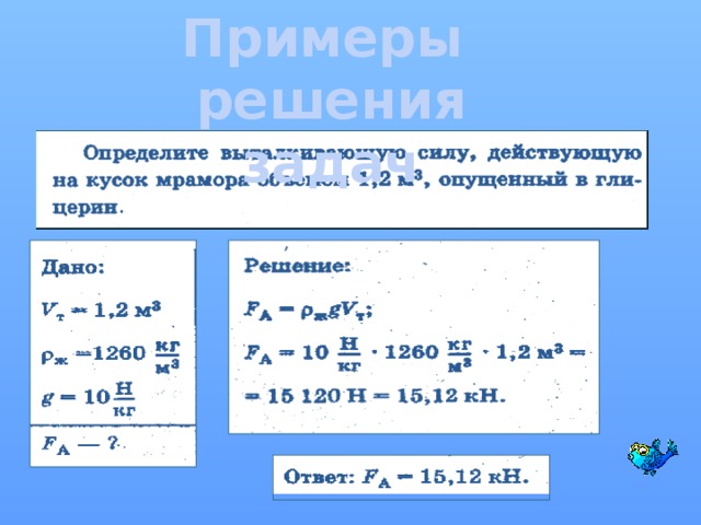 Как рассчитать архимедову силу