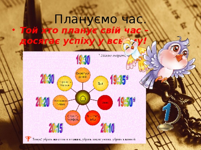 Плануємо час.