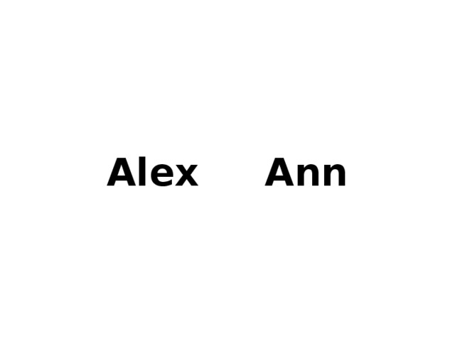 Alex Ann 