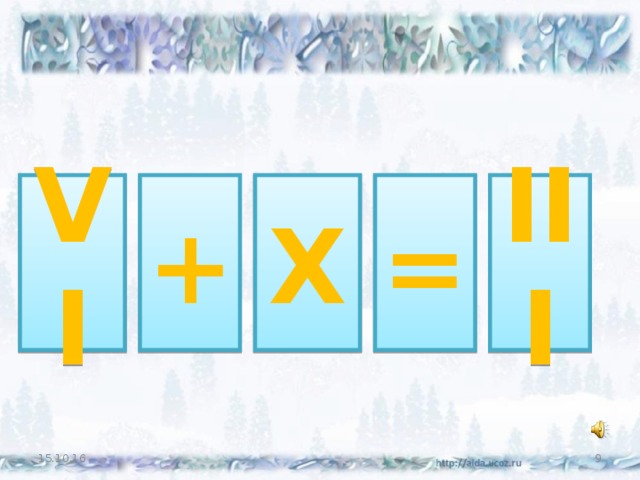 VI + X = III 15.10.16