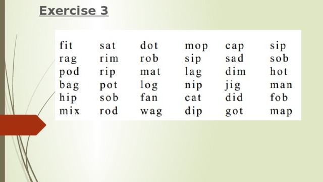 Exercise 3 