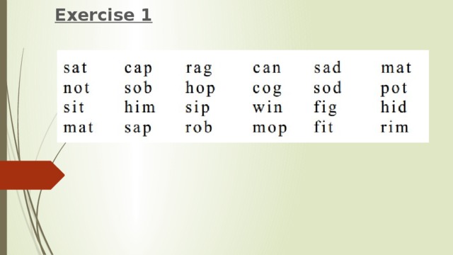 Exercise 1 