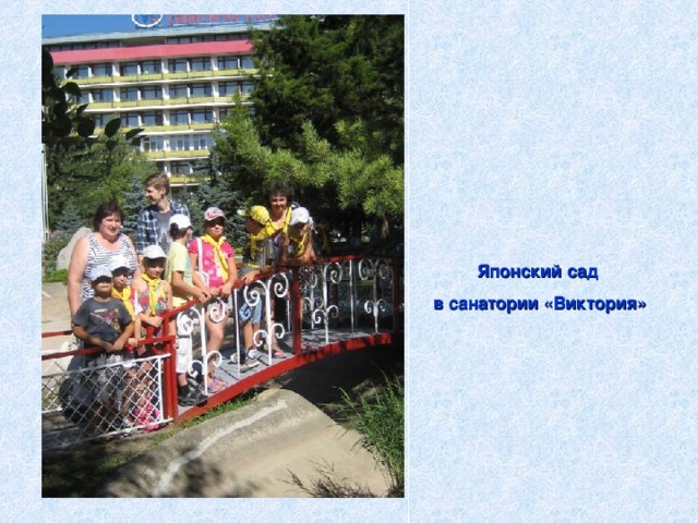 Японский сад в санатории «Виктория» 