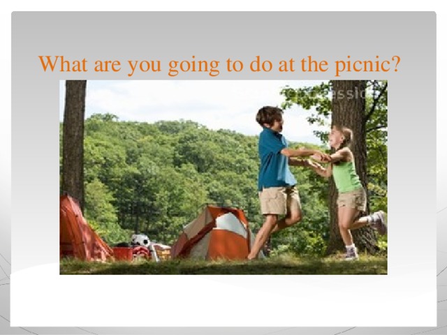  What are you going to do at the picnic? 