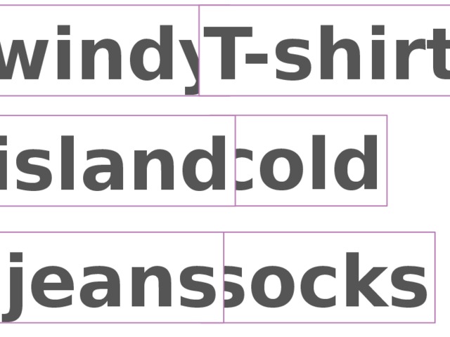 windy T-shirt cold island socks jeans 