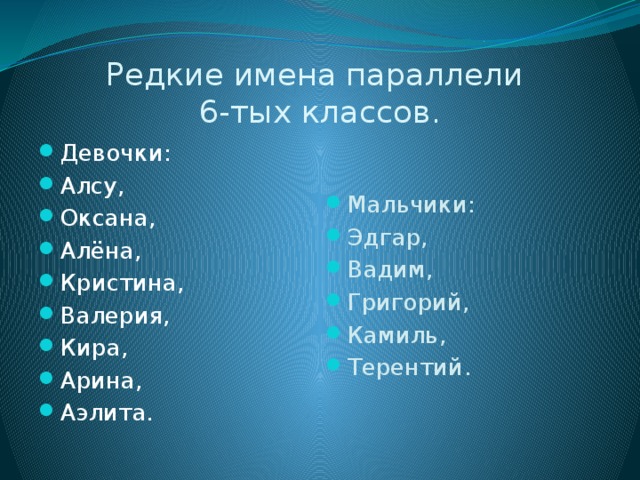 Название женского проекта