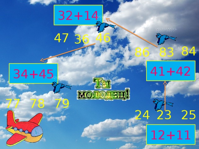 32+14 46 47 36 84 83 86 41+42 34+45 77 79 78 23 24 25 12+11 