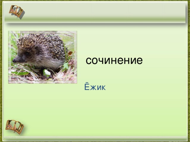  сочинение Ёжик http://aida.ucoz.ru 